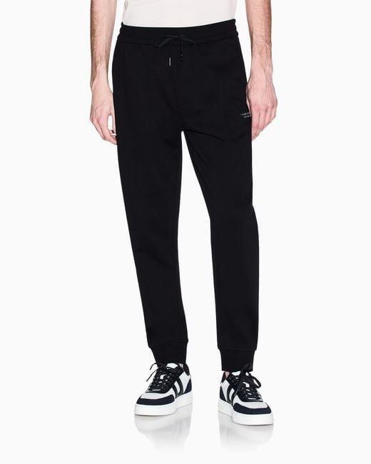 ARMANI EXCHANGE Blue Regular Fit Trousers for men