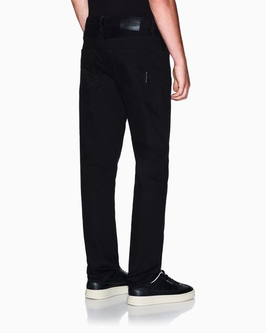 ARMANI EXCHANGE Blue Comfort Slim Straight-Leg Jeans for men