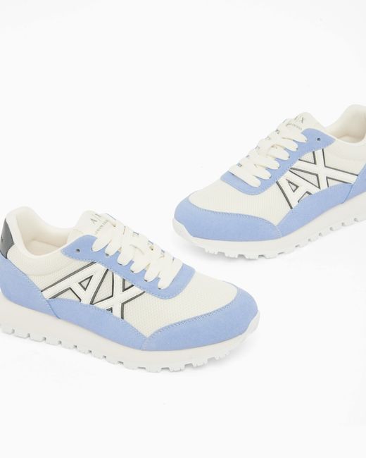 ARMANI EXCHANGE Blue Sneakers