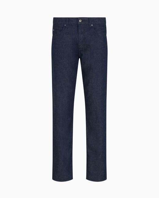 Vaqueros De Algodón De Corte Ajustado J13 ARMANI EXCHANGE de hombre de color Blue