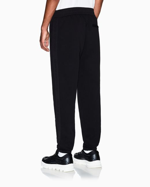 ARMANI EXCHANGE Black Striped Pants for men