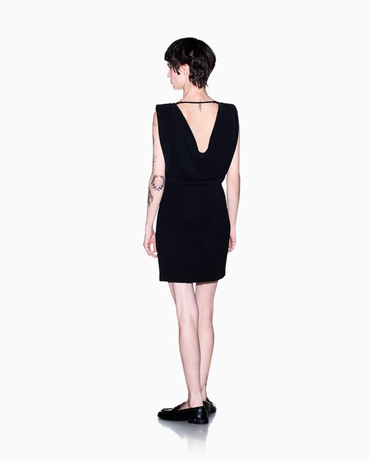 ARMANI EXCHANGE Black Slim Fit Dress