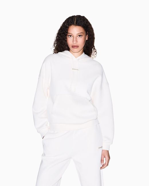 ARMANI EXCHANGE White Hoodie
