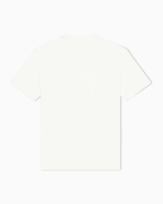 ARMANI EXCHANGE White Regular T-Shirt for men