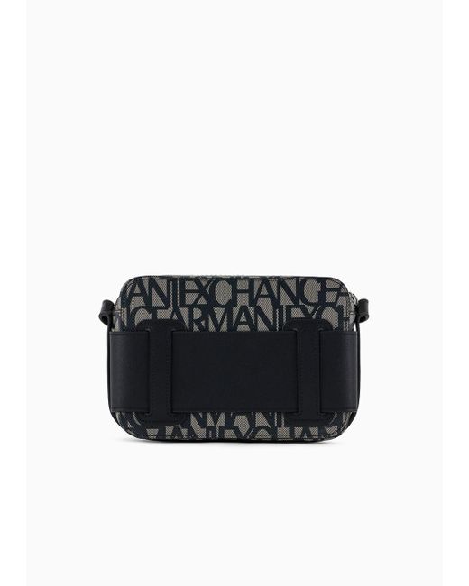 Armani Exchange Black Camera Case Bag With Contrasting Detail