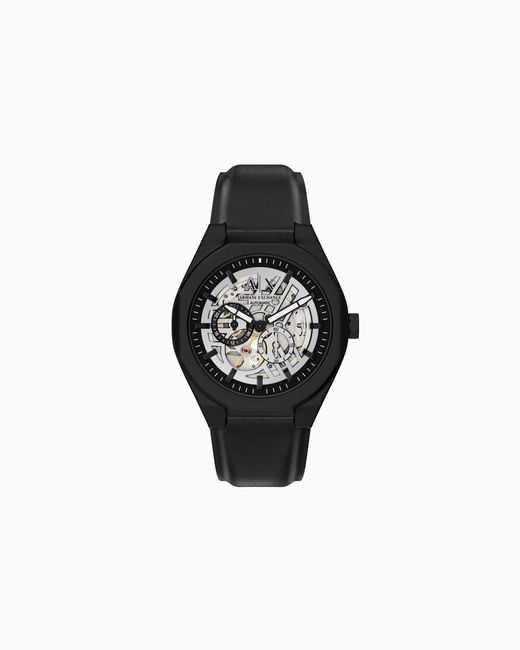 ARMANI EXCHANGE Black X Sync Automatic Chronograph Watch for men