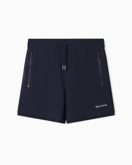 ARMANI EXCHANGE Blue Bermuda Shorts for men