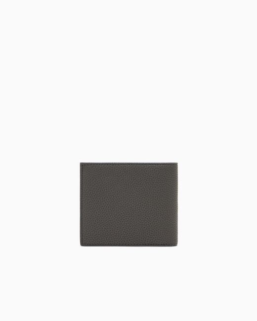ARMANI EXCHANGE White Bifold Wallet With A Coin Pocket for men