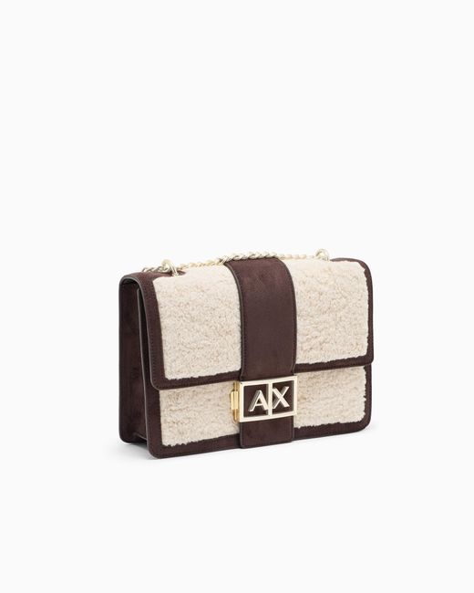 ARMANI EXCHANGE Natural Crossbody Messenger Bag