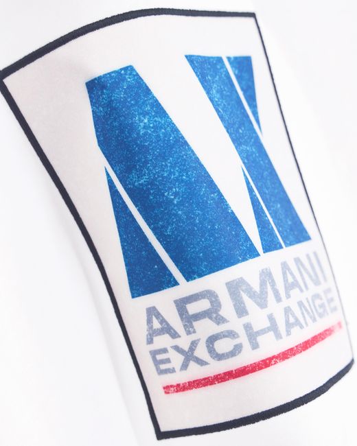 ARMANI EXCHANGE Red Regular T-Shirt for men
