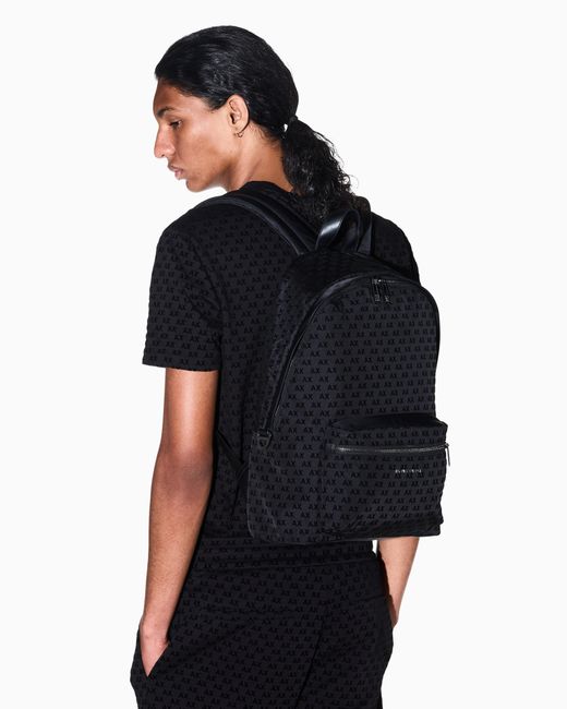 ARMANI EXCHANGE Blue Backpack for men
