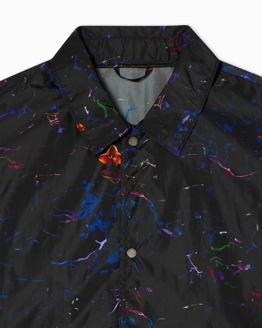 ARMANI EXCHANGE Blue Lightweight Blouson for men