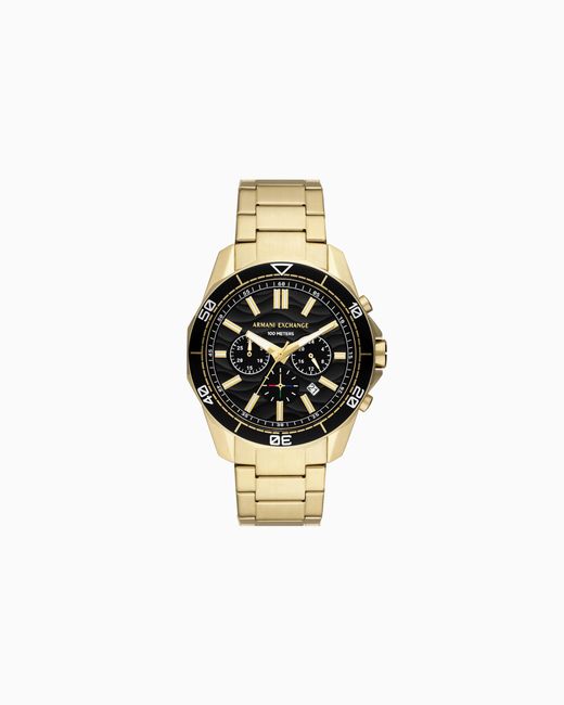 ARMANI EXCHANGE Metallic Steel Watch for men