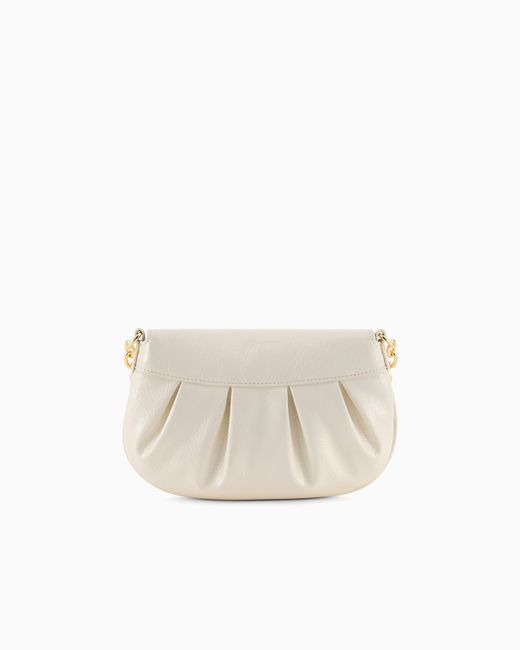 Pochette Plissettata Con Logo di ARMANI EXCHANGE in White