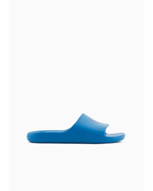 Armani Exchange Blue Slides for men