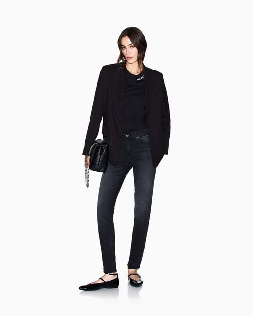 Vaqueros Súper Ajustados Con Efecto Desgastado ARMANI EXCHANGE de color Blue