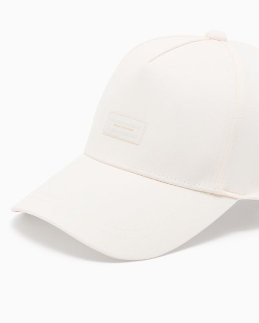 Cappello Con Visiera E Logo di ARMANI EXCHANGE in White