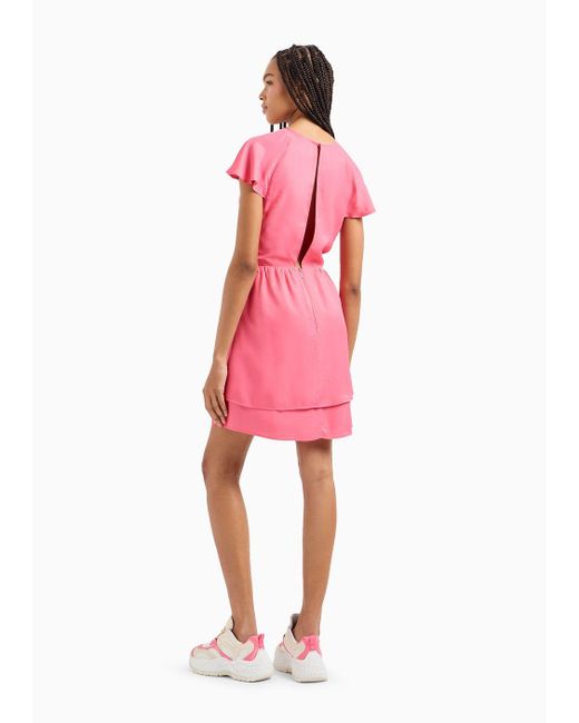 Vestidos Cortos Armani Exchange de color Pink