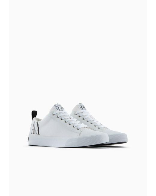 Armani Exchange low-top lace-up Sneakers - Farfetch