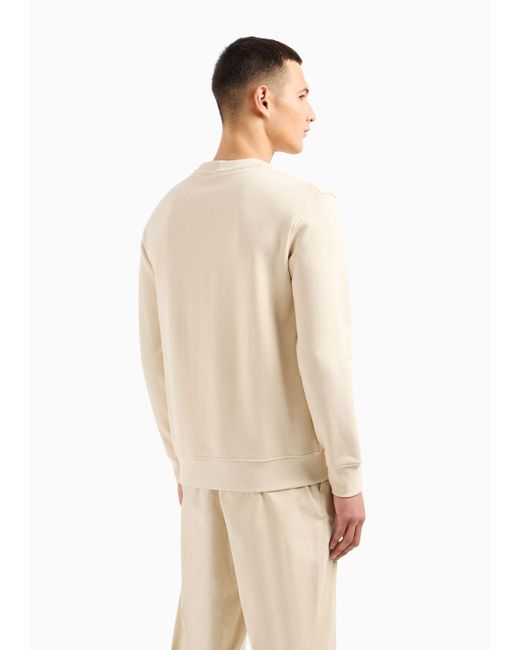Armani Exchange Natural Asv Organic Cotton Sweatshirt for men