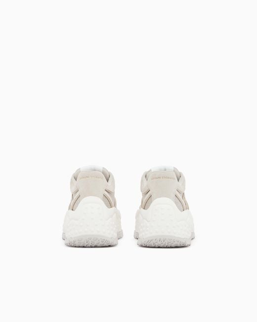 ARMANI EXCHANGE White Sneakers Low Cut