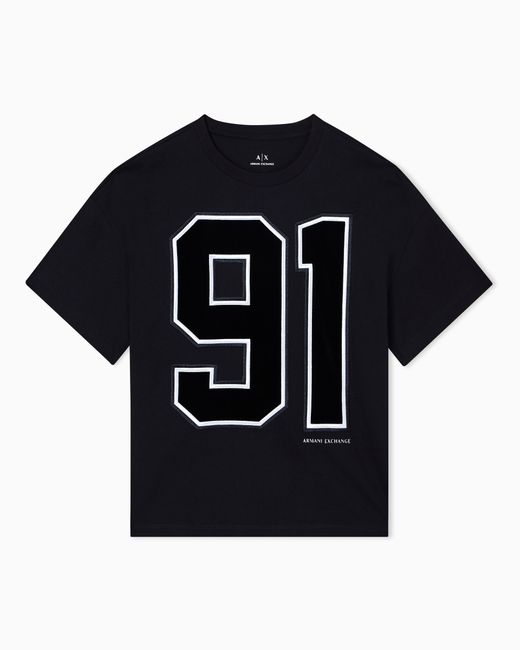 Camisetas Relajadas ARMANI EXCHANGE de color Black