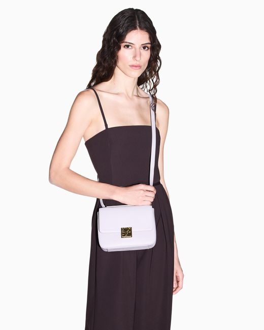 ARMANI EXCHANGE White Messenger Bag