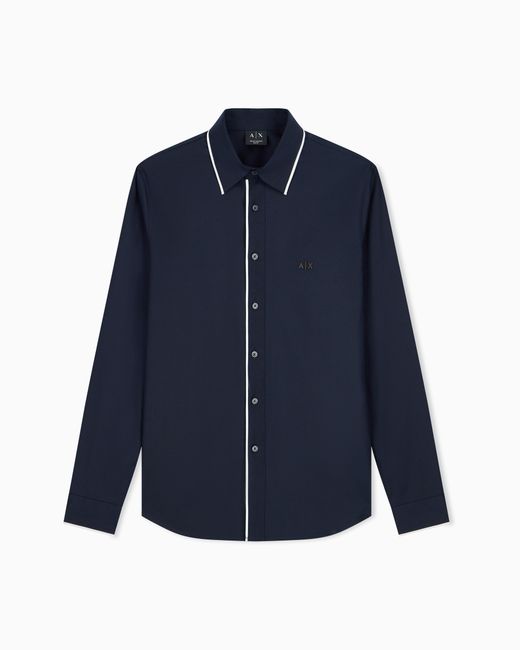 ARMANI EXCHANGE Blue Shirt Slim Fit for men