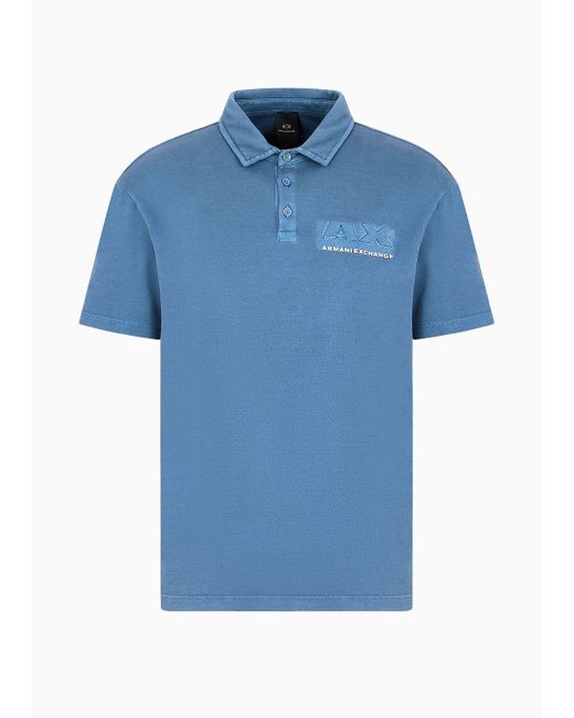 Armani Exchange Poloshirts in Blue für Herren