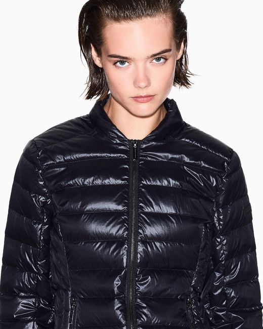 ARMANI EXCHANGE Blue Down Jacket Slim Fit