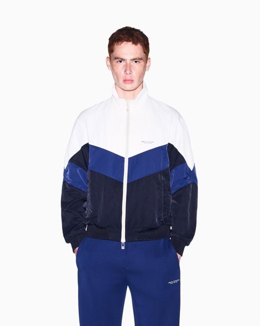 ARMANI EXCHANGE Blue Blouson Jacket for men