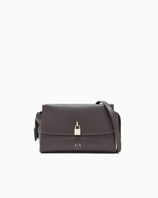 ARMANI EXCHANGE White Crossbody Messenger Bag