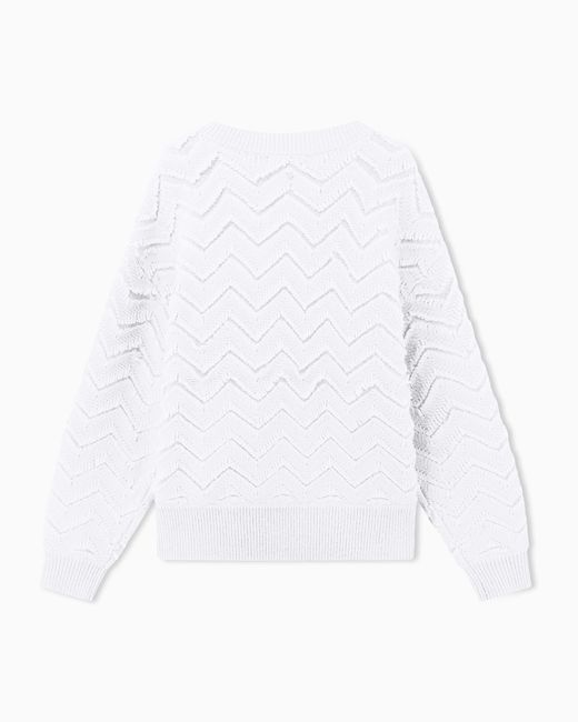ARMANI EXCHANGE White Regular Fit Pullover