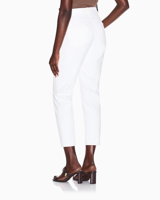 ARMANI EXCHANGE White Boyfriend Jeans