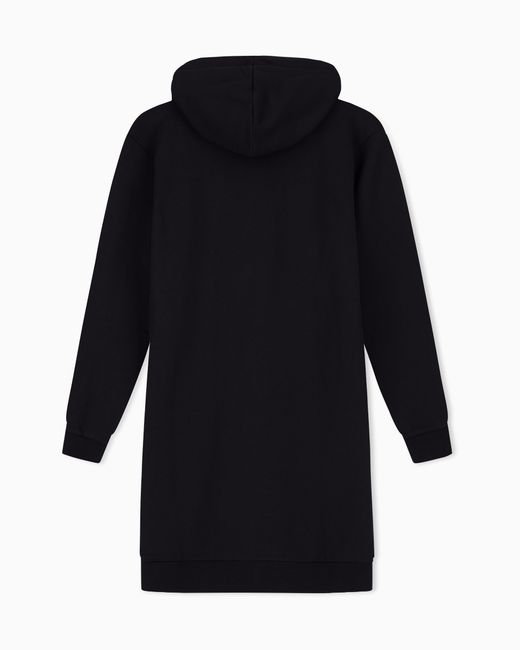 ARMANI EXCHANGE Black Hoodie Dress Essential