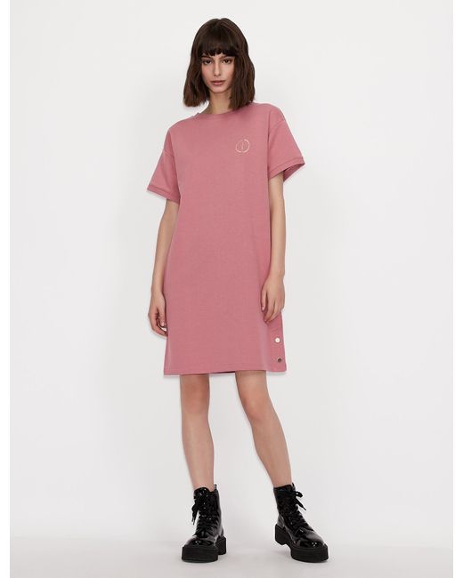 armani exchange pink dress