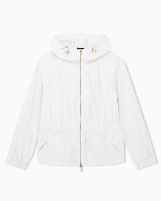 ARMANI EXCHANGE White Regular Fit Blouson Jacket