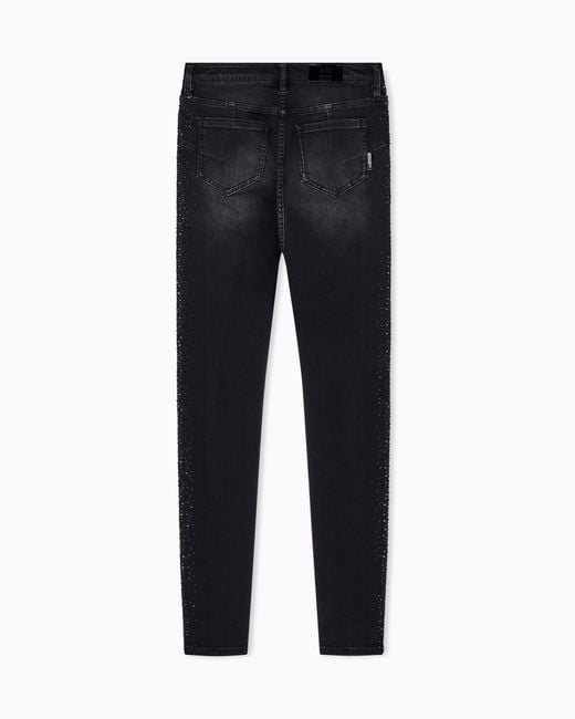 ARMANI EXCHANGE Blue Super Skinny 5 Pockets Pant