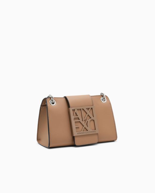 ARMANI EXCHANGE Brown Zebra Mini Bag