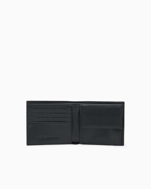 ARMANI EXCHANGE Black Book Wallet for men