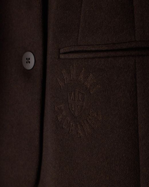 ARMANI EXCHANGE Blue Caban Coat