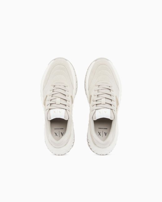 ARMANI EXCHANGE White Sneakers Low Cut