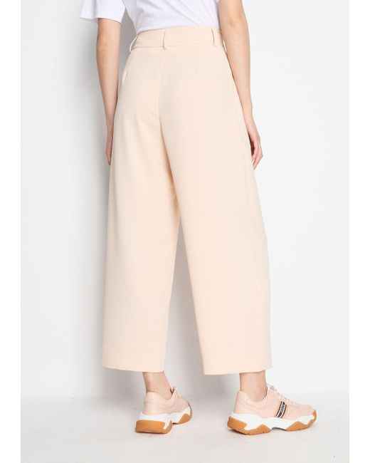 Armani Exchange Natural Asv Pleated Trousers