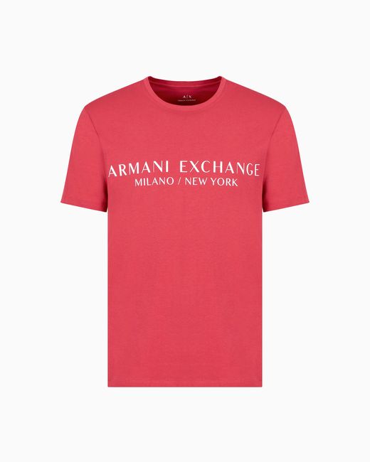 Camiseta De Punto Slim Fit ARMANI EXCHANGE de hombre de color Red