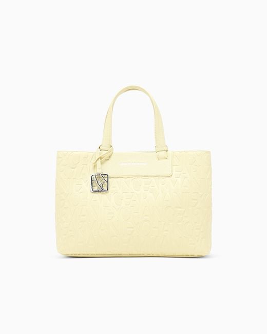 ARMANI EXCHANGE Natural Shopping Bag