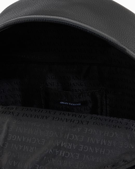 ARMANI EXCHANGE Black Backpack for men