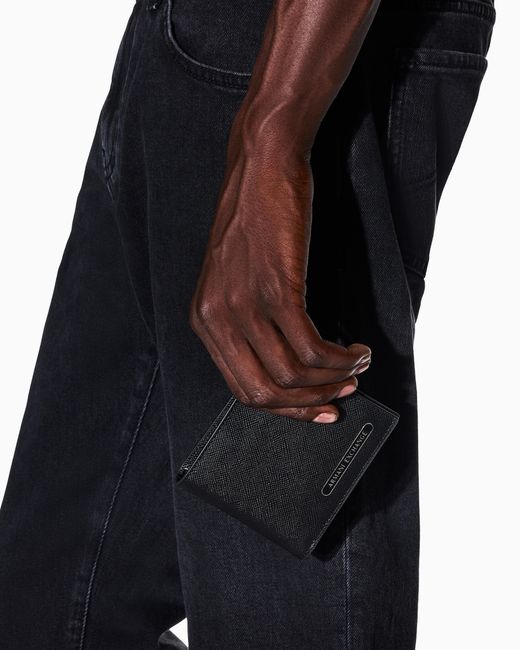 ARMANI EXCHANGE White Bifold Wallet for men