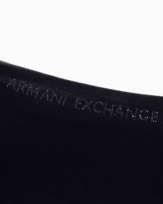ARMANI EXCHANGE Blue Slim Fit Dress Fit Stretch Velvet