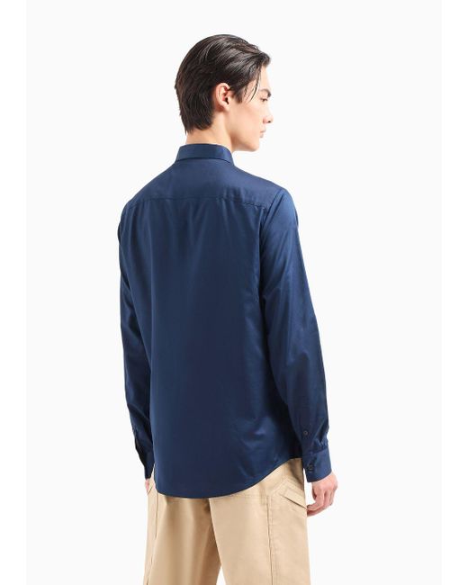 Camisas Clásicas Armani Exchange de hombre de color Blue