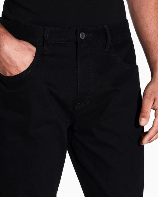 ARMANI EXCHANGE Blue Comfort Slim Straight-Leg Jeans for men